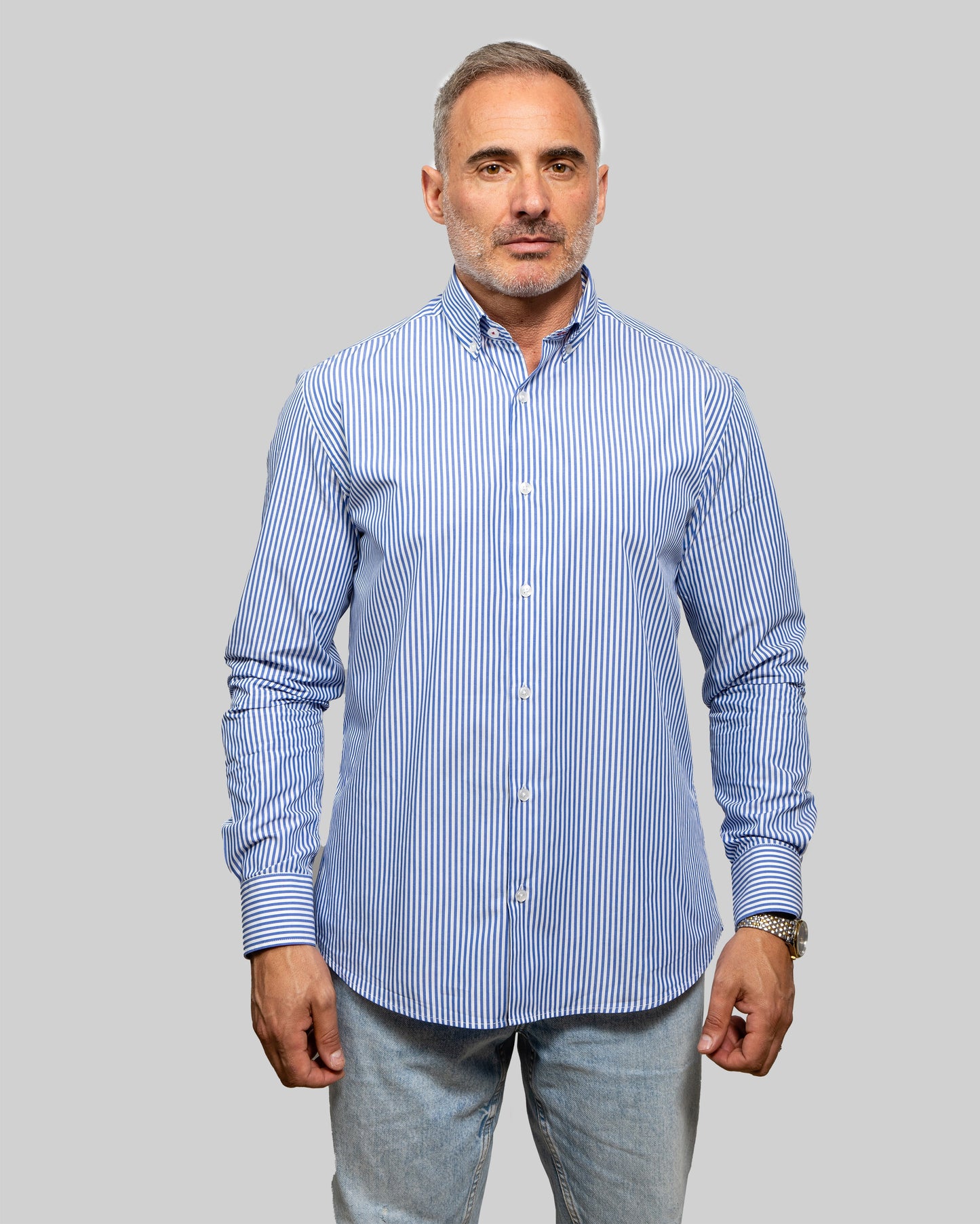 Shirt Striped Blue