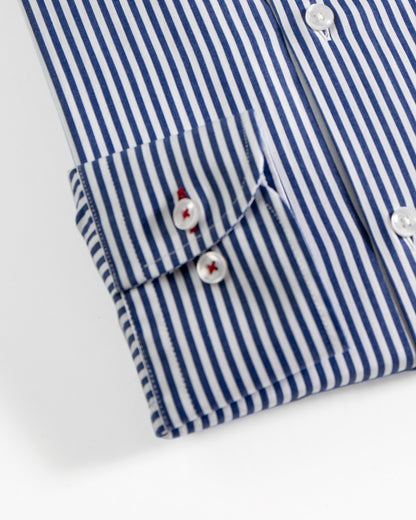 Shirt Striped Navy Blue