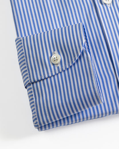 Shirt Striped Classic Light Blue