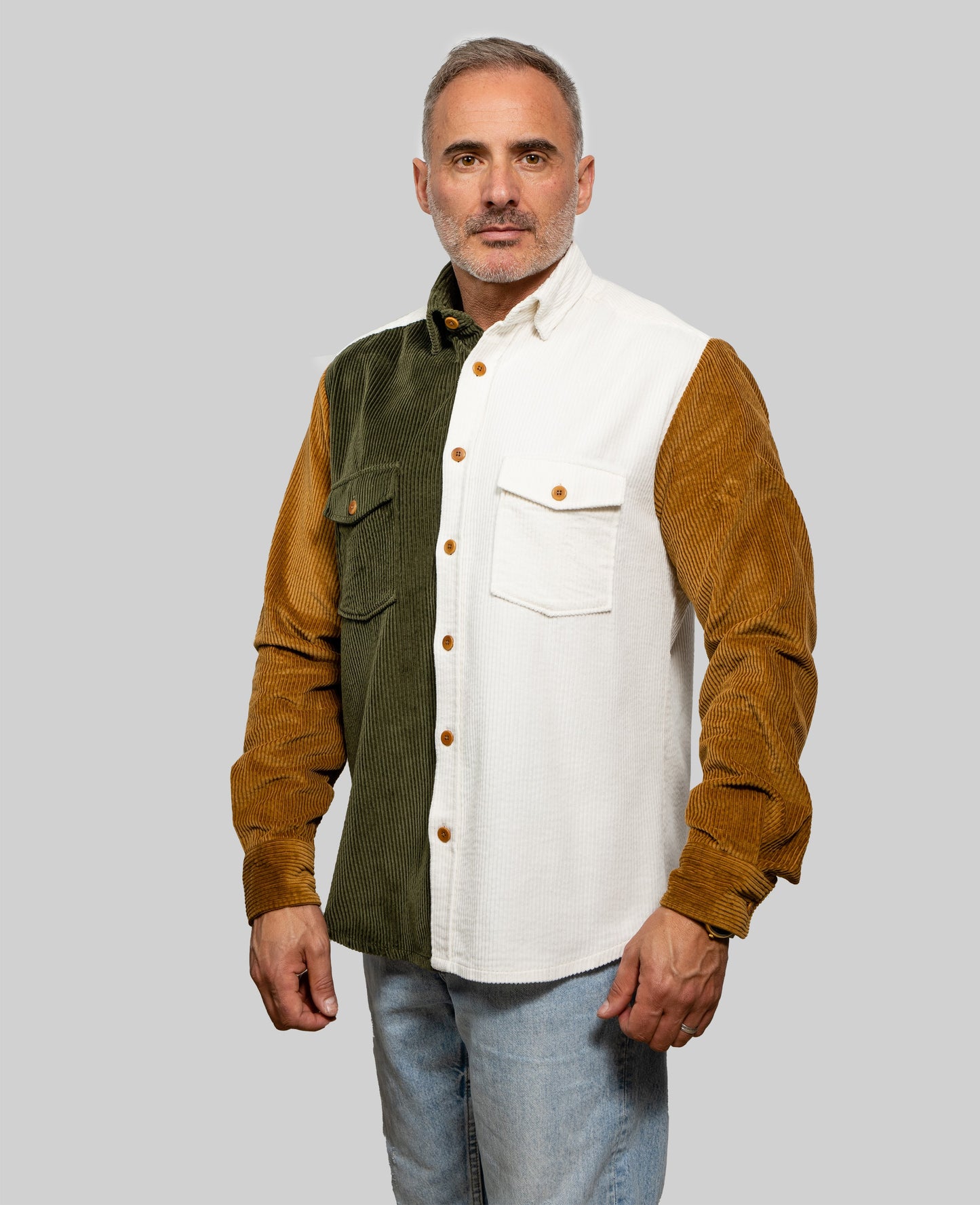 Overshirt Corduroy Multicolored