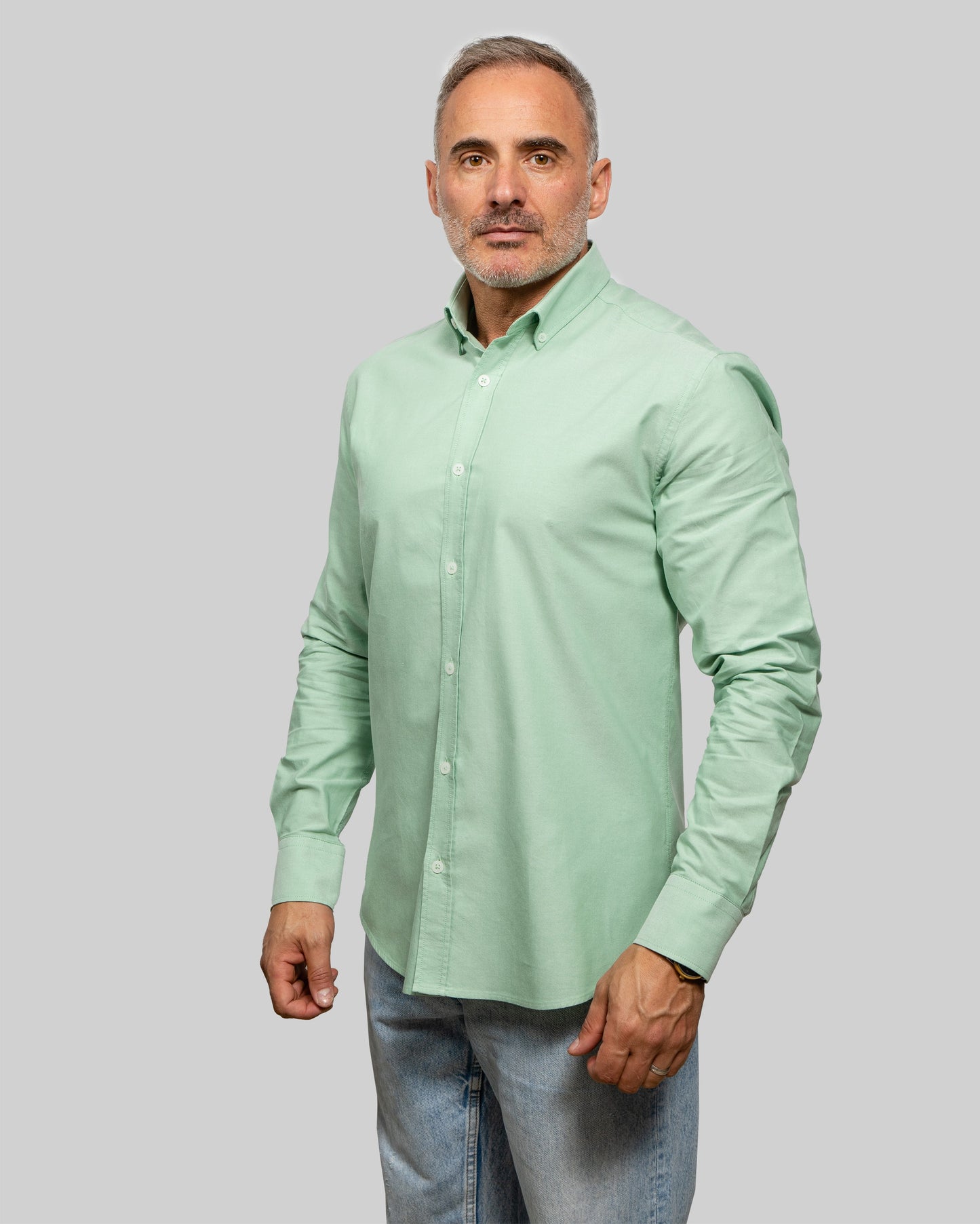 Shirt Oxford Green