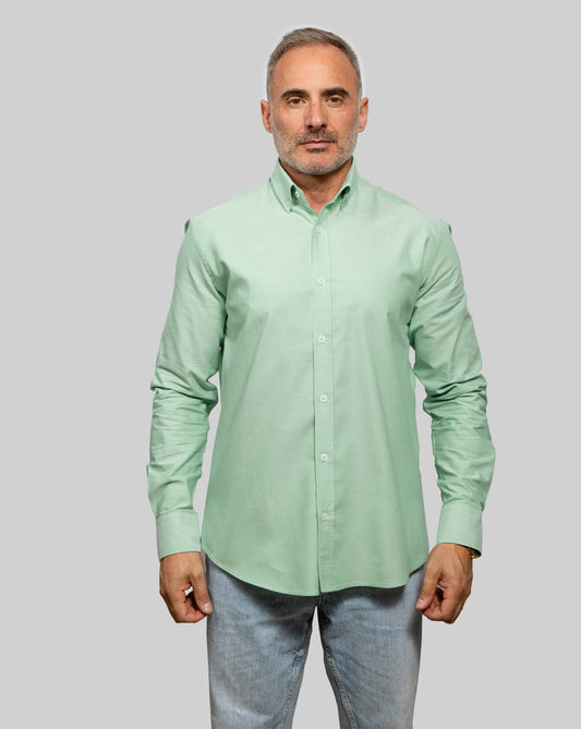 Shirt Oxford Green